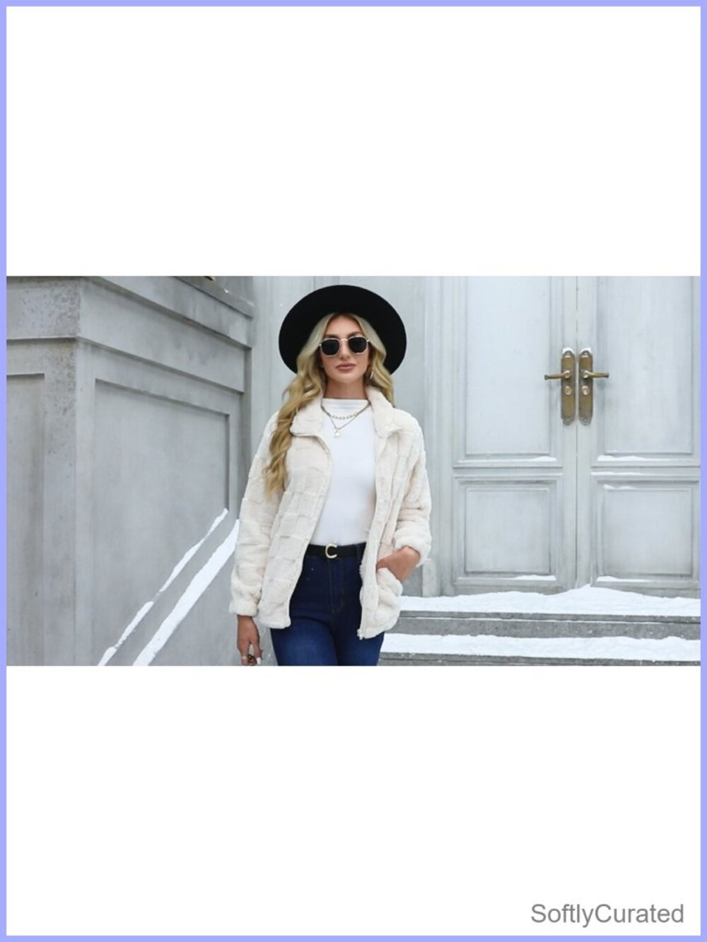 Women's Fleece Full Zip Soft Warm Fall Winter Bed Jacket - Picture 6 of 6